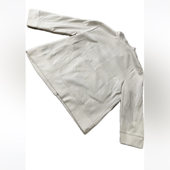 Lauren Ralph Lauren Small Zipup Like New White and Silver - Picture 6 of 7
